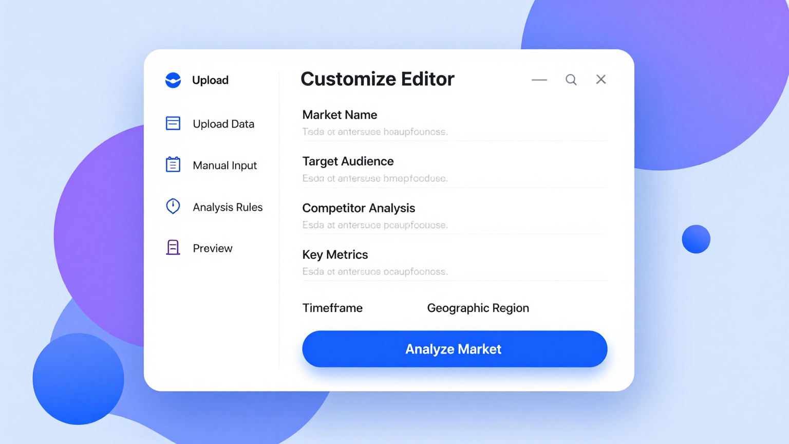 Online Editor Feature