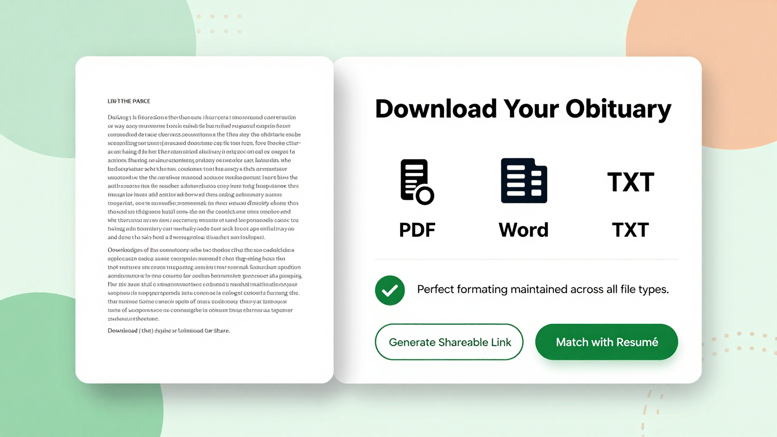 Download & Share Feature