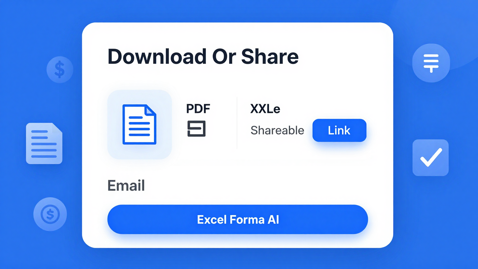 Download & Share Feature Screenshot