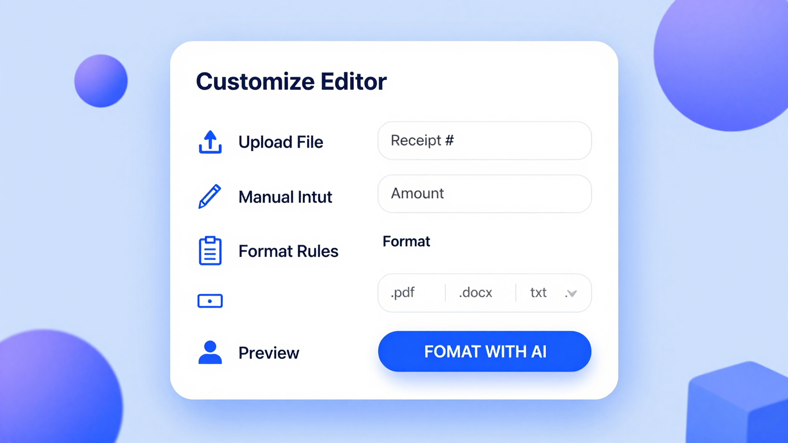 Online Editor Feature