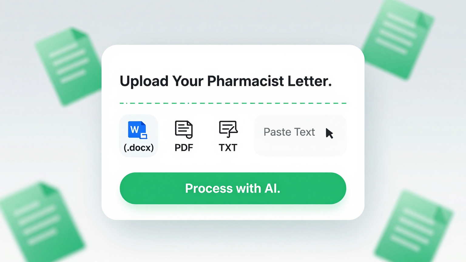 Import Data Feature Screenshot