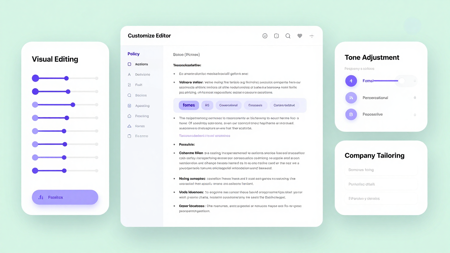 Online Editor Feature