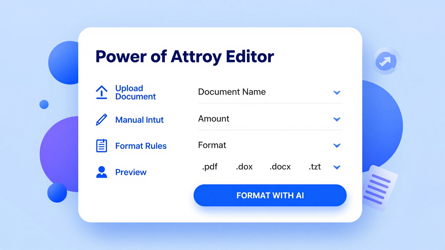 Online Editor Feature