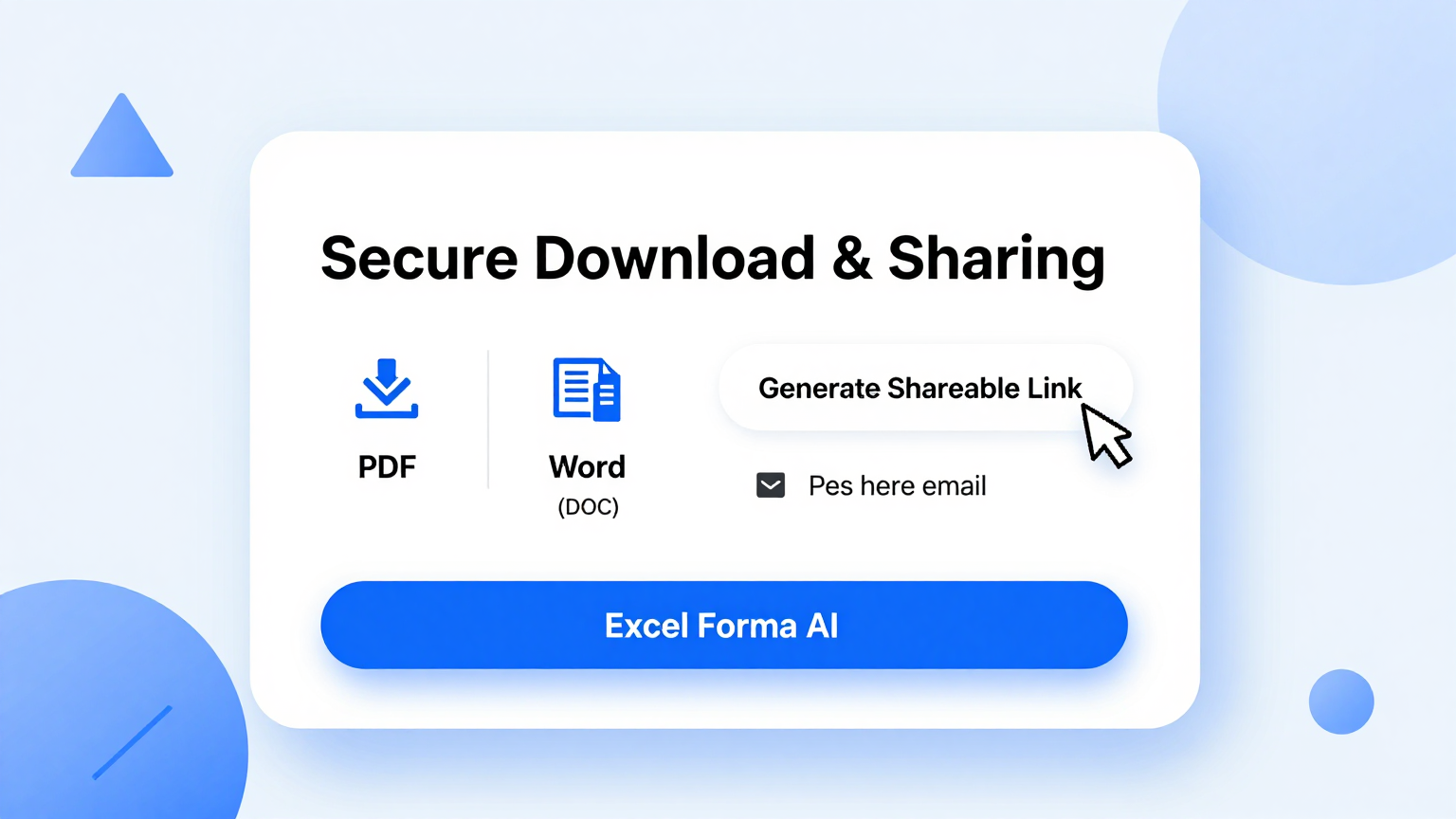 Export Feature