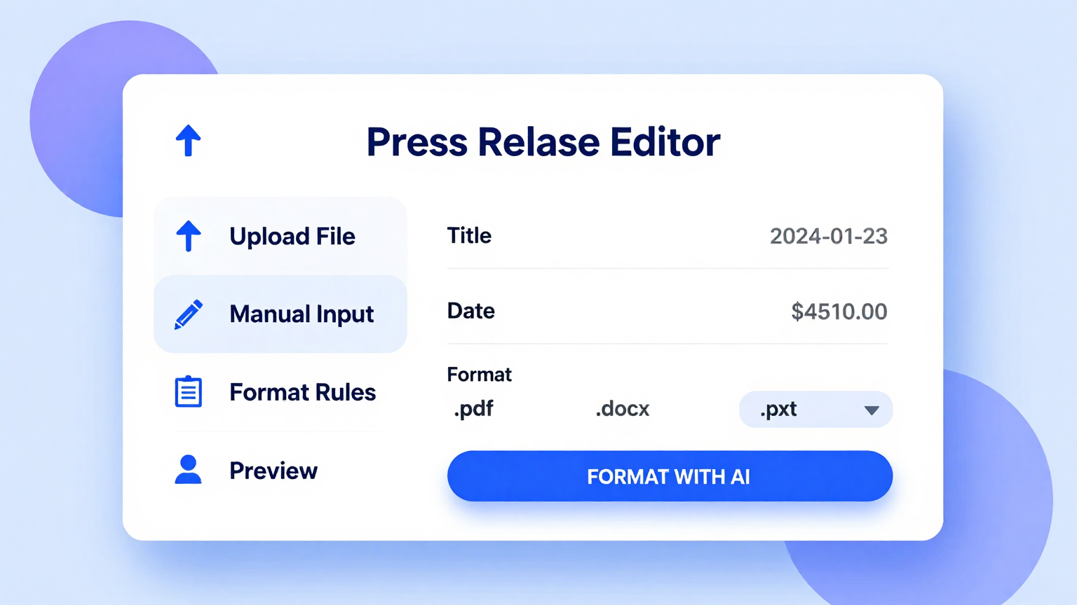 Online Editor Feature