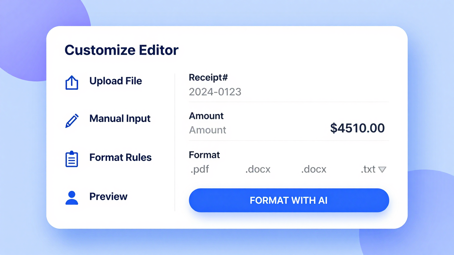 Edit Online Feature Screenshot
