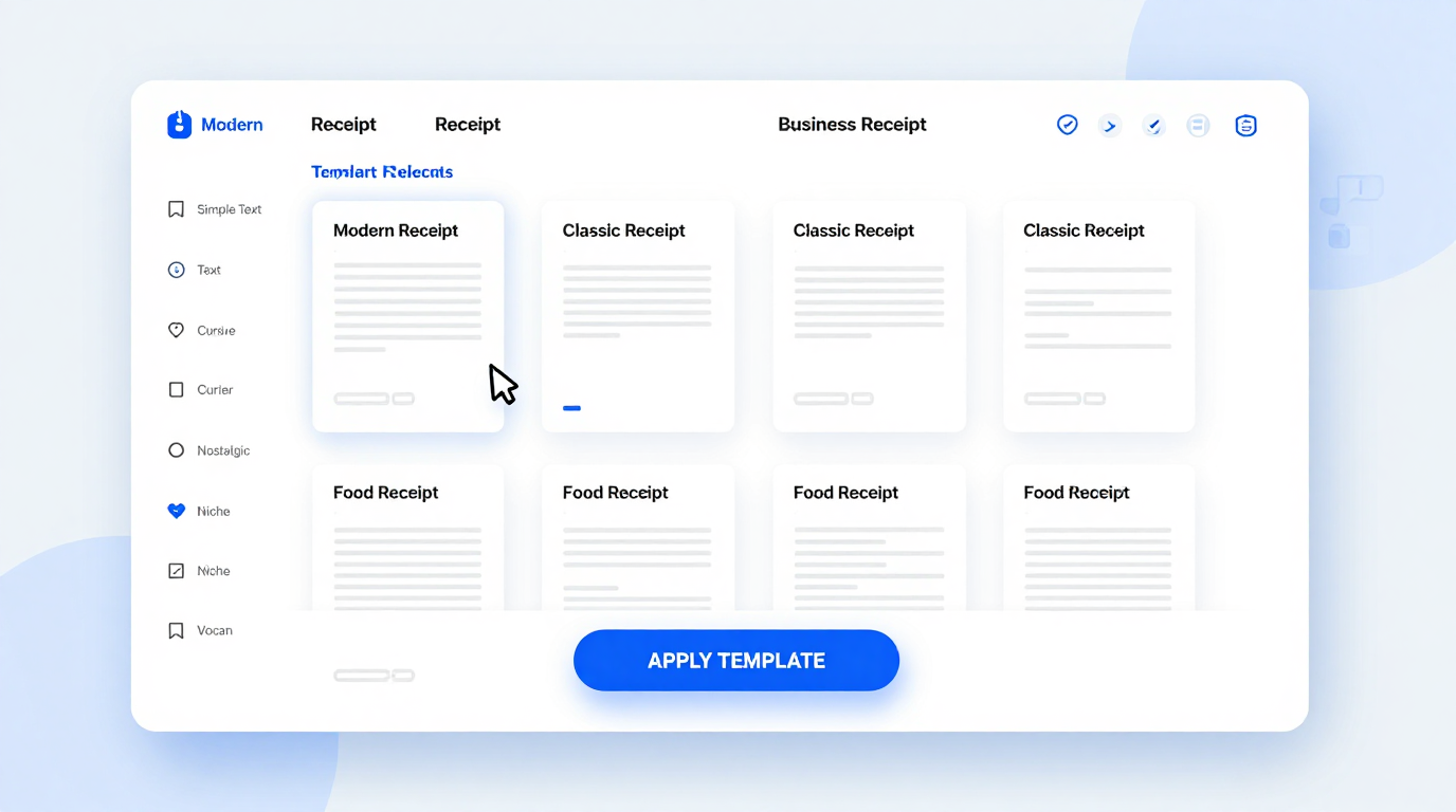 Template Selection Feature
