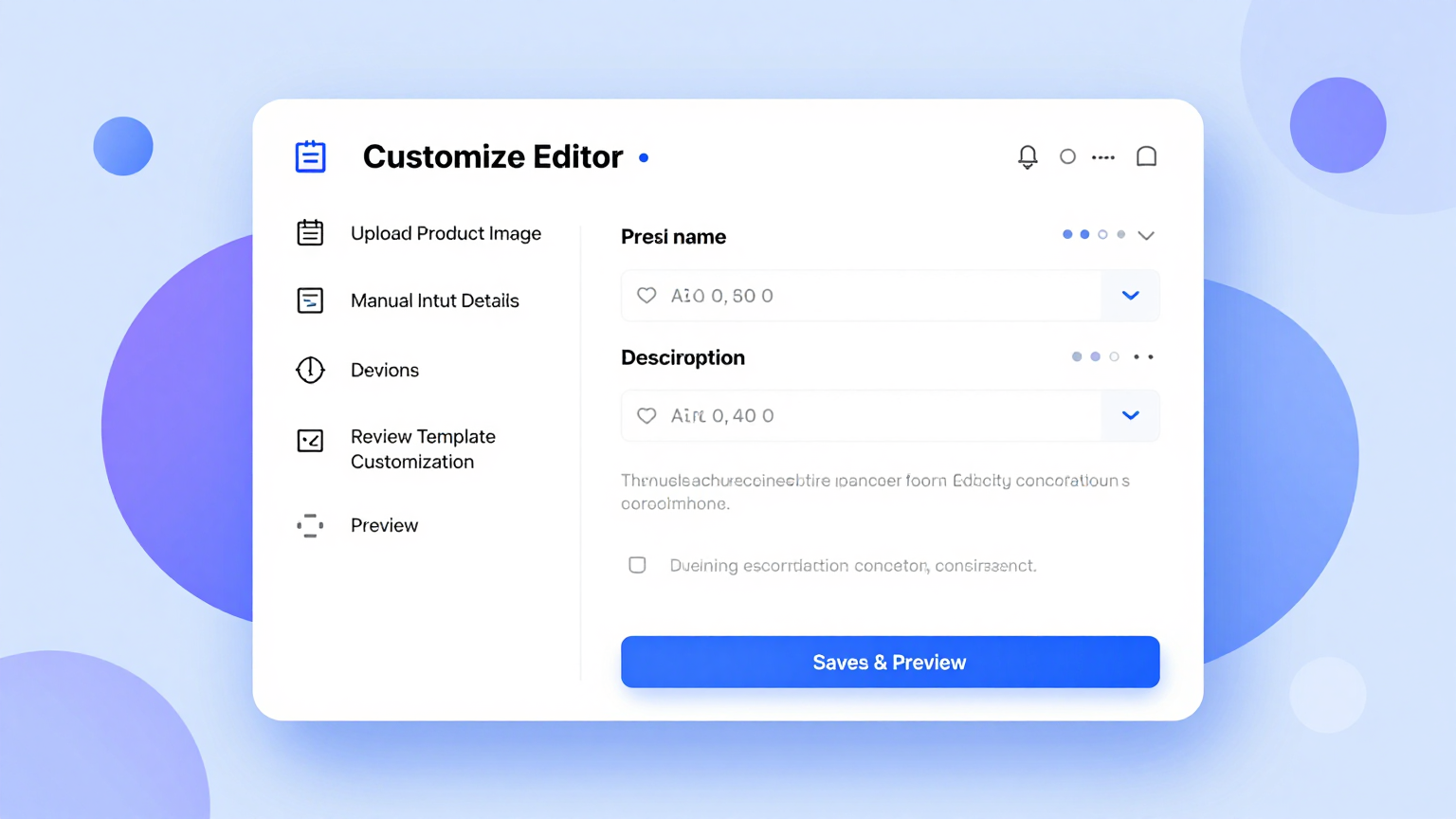 Online Editor Feature