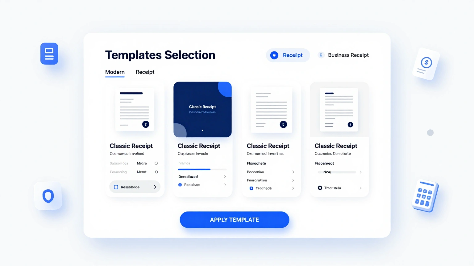 Selecting a trade document layout