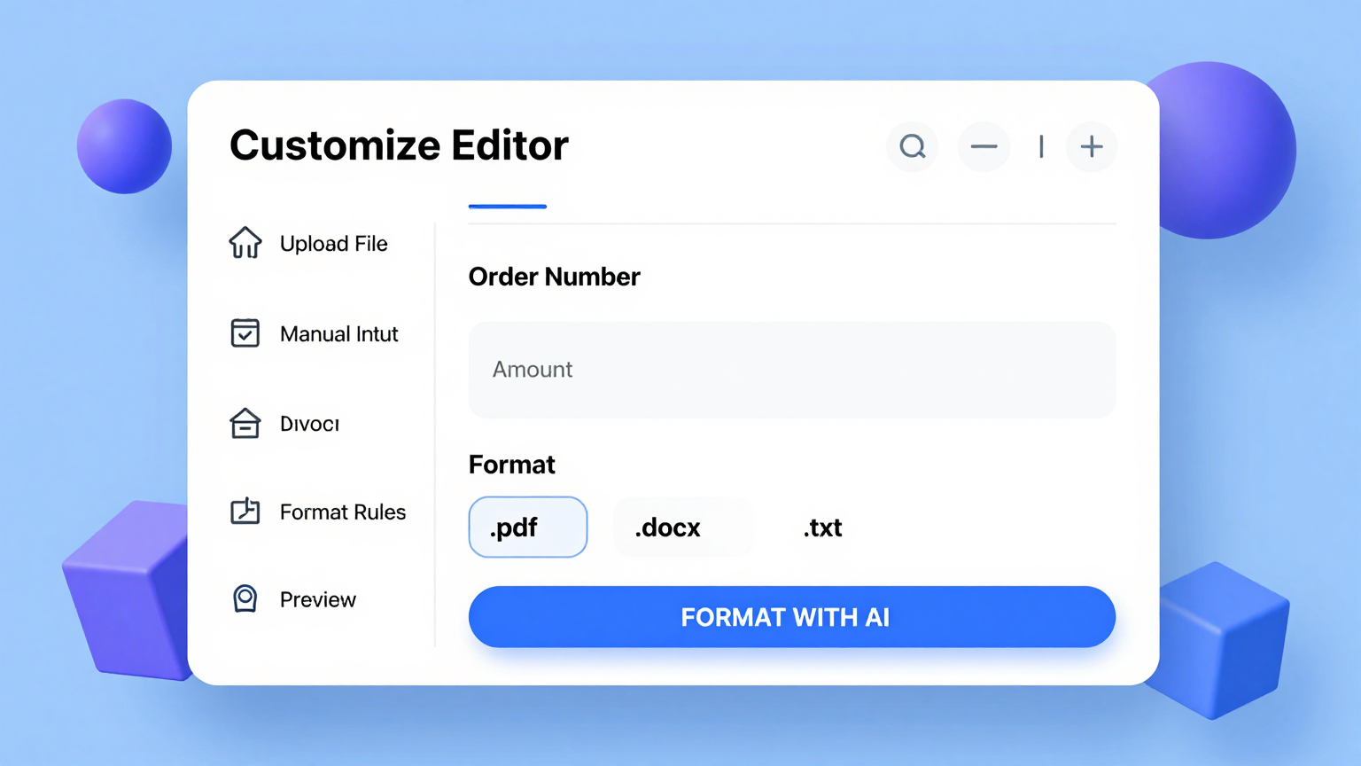 Online Editor Feature