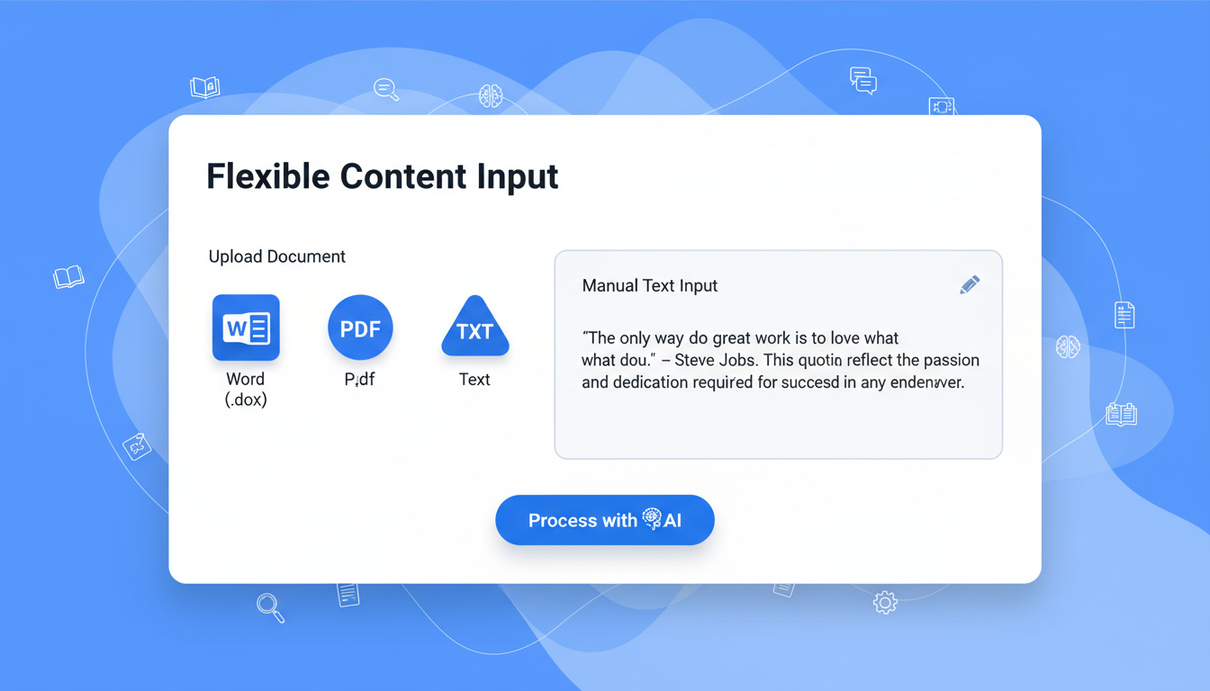Free quotation template upload interface with drag-and-drop zone for importing business quote data and customer information