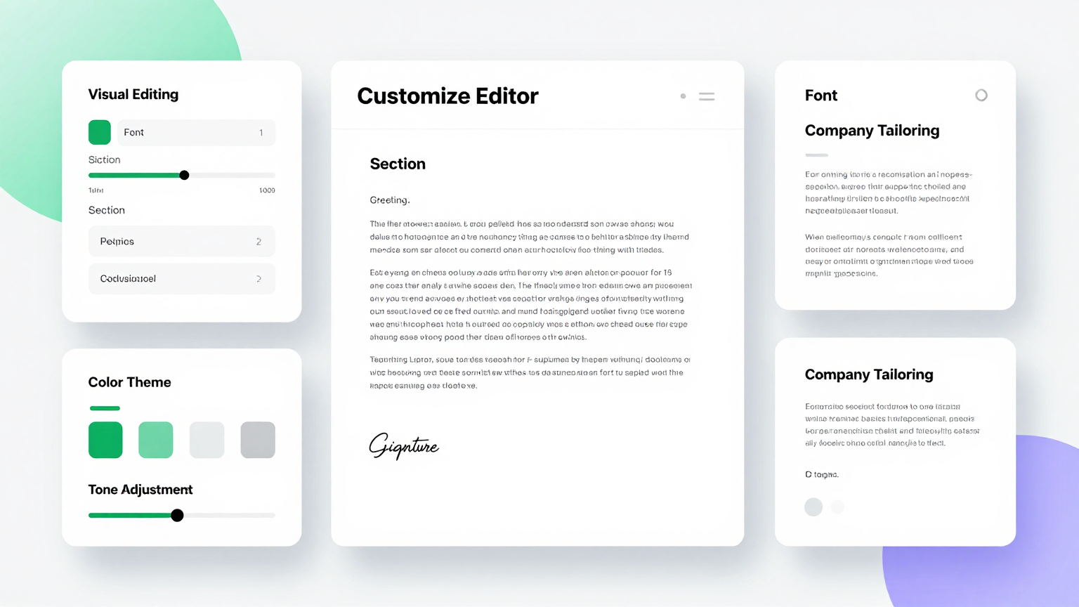 Online Editor Feature