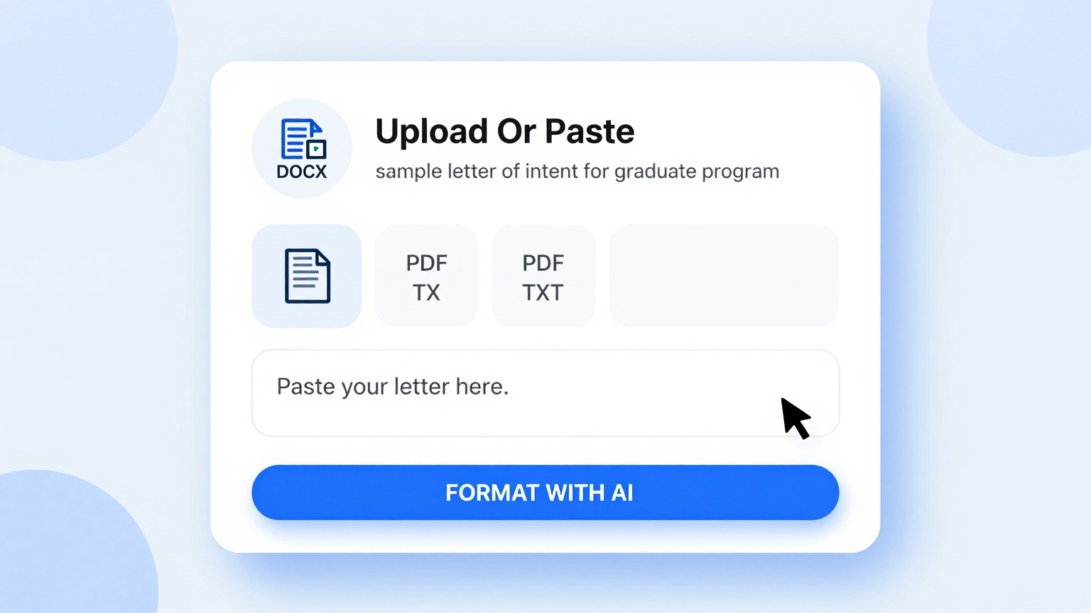 Enter Background Feature
