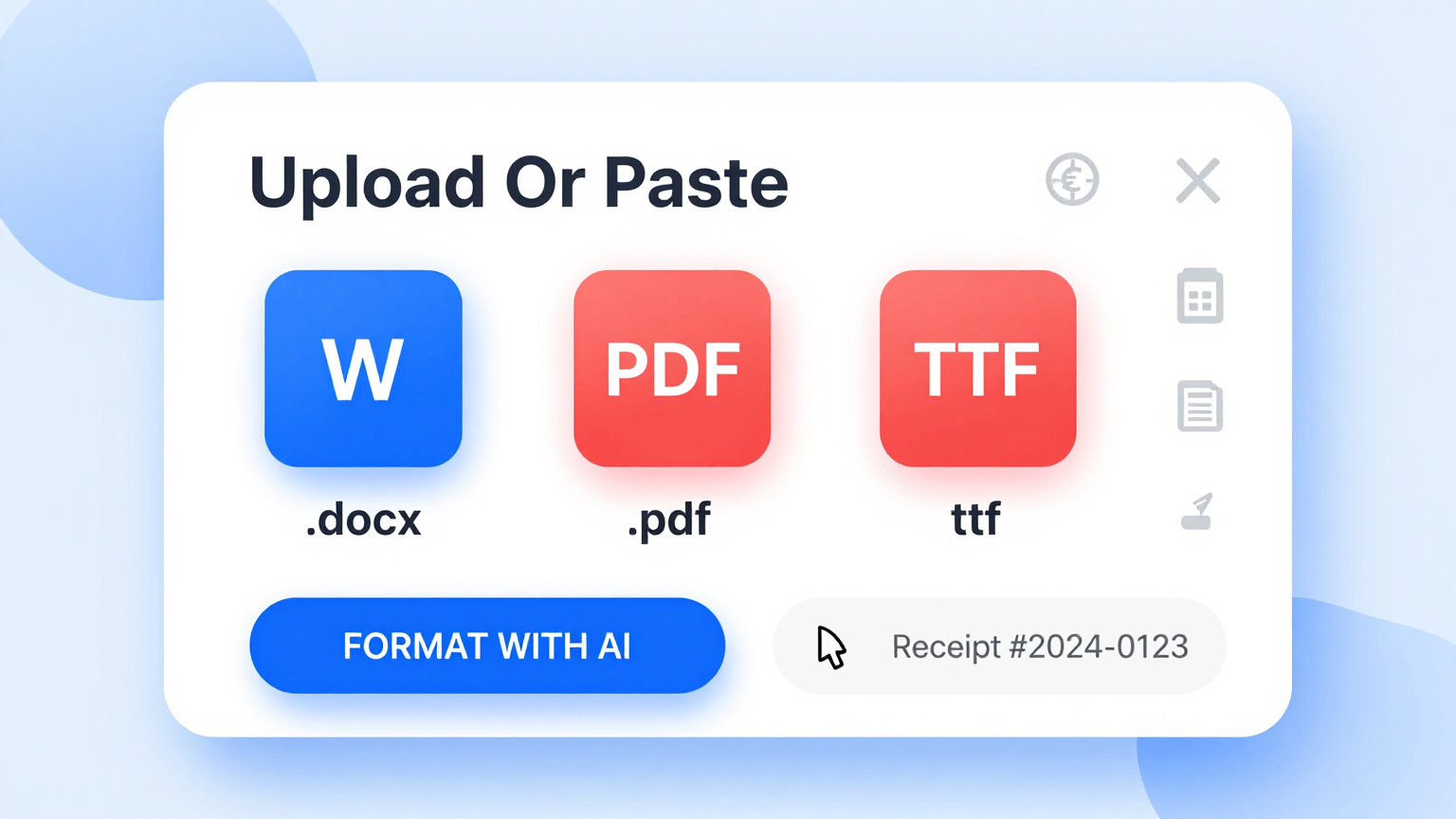 Input Headings Feature