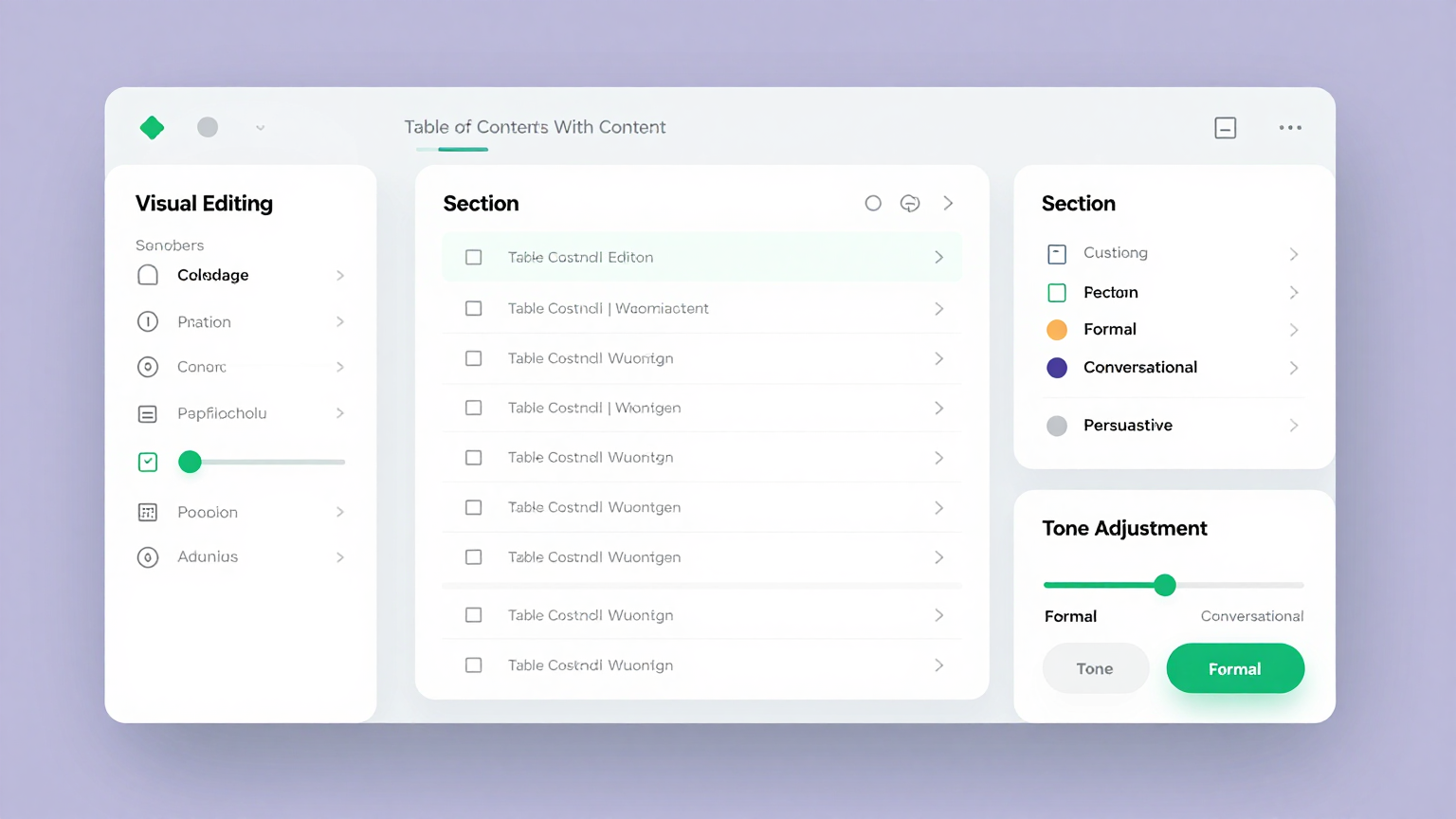 Online Editor Feature