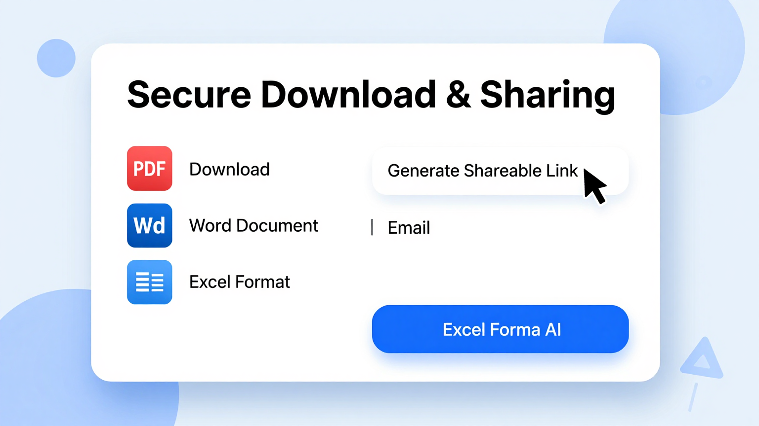 Export Feature