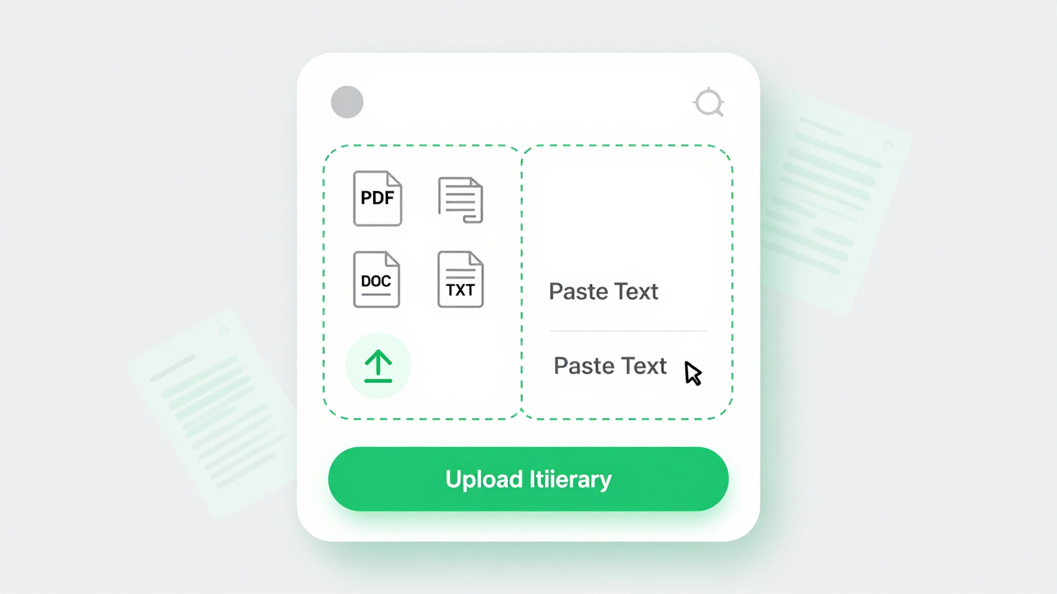 Import Your Trip Details Feature Screenshot