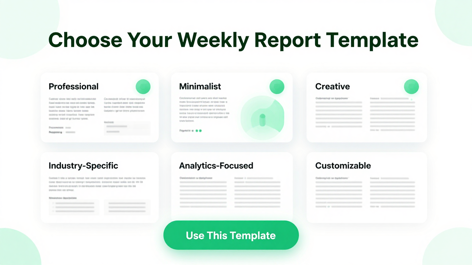 Template Selection Feature