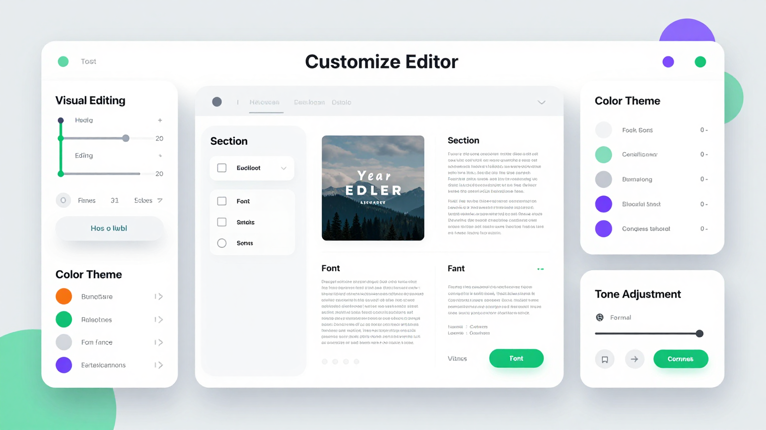 Online Editor Feature